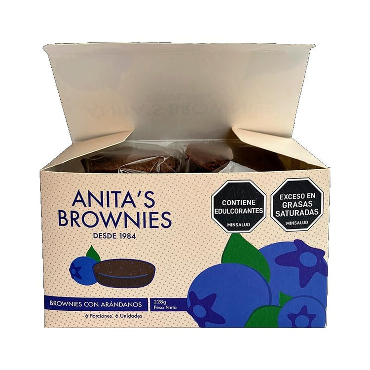 Anita's Brownies Box with 4 Brownies 300Gr/75Gr each.