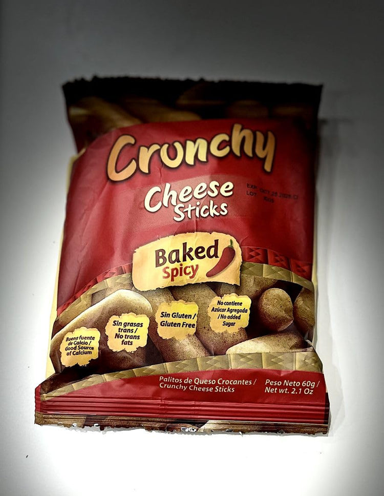 Achiras del Huila Picantes 6 x 60gr/Crunchy Cheese Sticks Spicy 6 x 60gr/2.1Oz