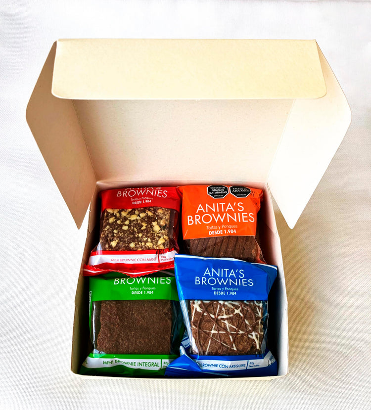 Anita's Brownies Box with 4 Brownies 300Gr/75Gr each.