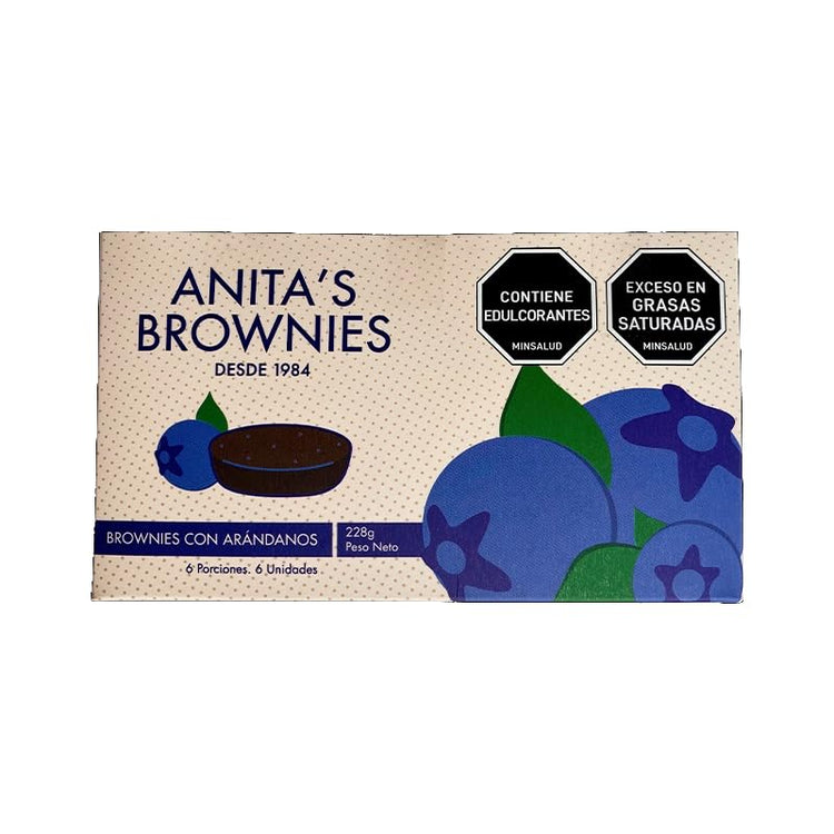 Anita's Brownies Box with 4 Brownies 300Gr/75Gr each.