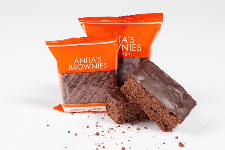 Anita's Brownies Box with 4 Brownies 300Gr/75Gr each.
