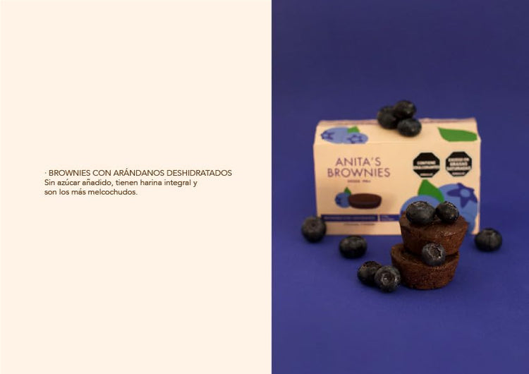 Anita's Brownies Box with 4 Brownies 300Gr/75Gr each.