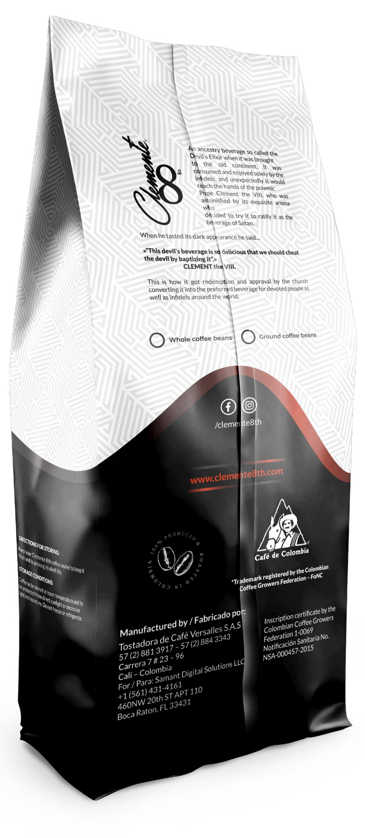 Clemente 8Th Medium Roast | Whole Bean