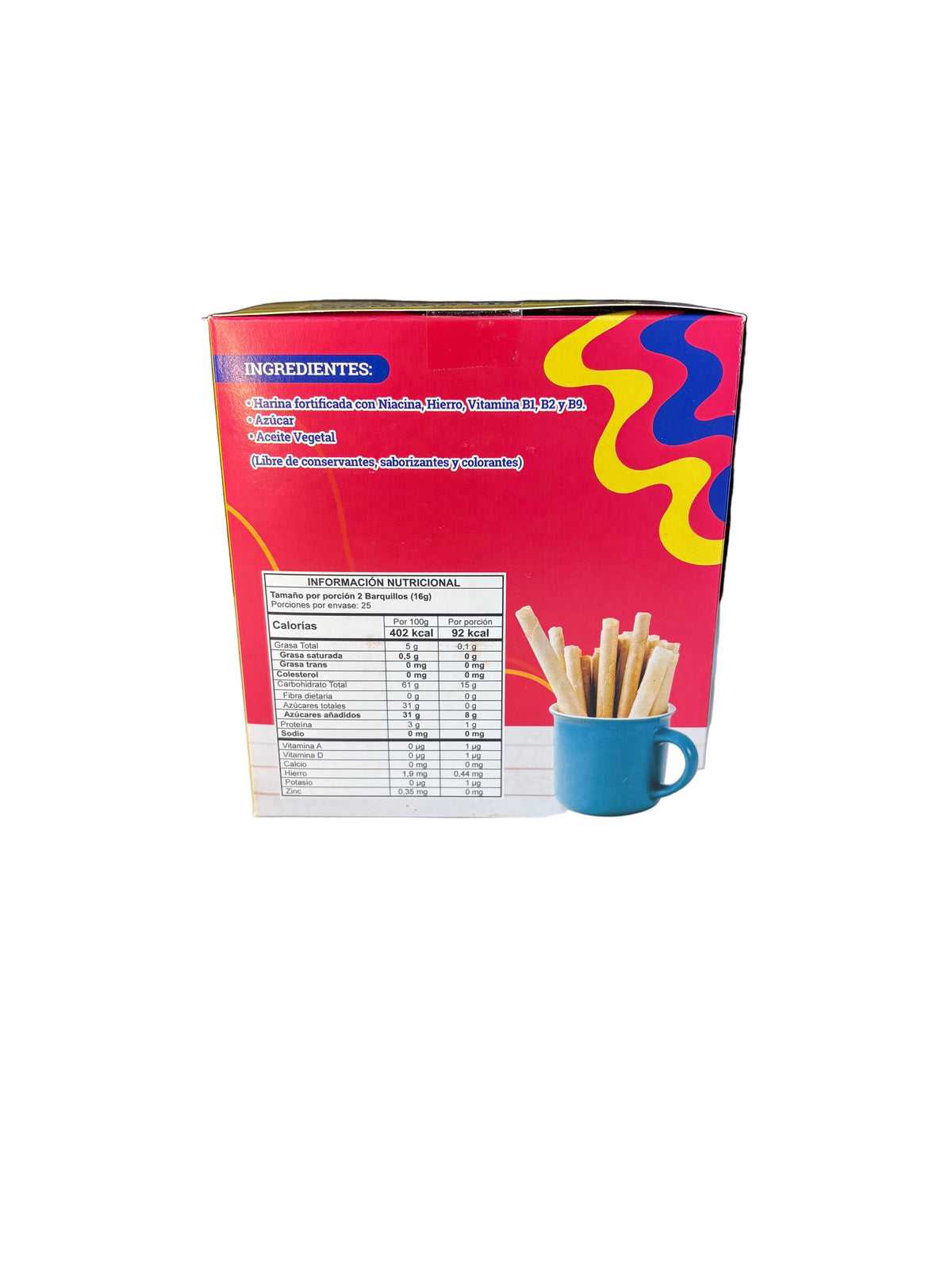 Barquillo Gamba 50 pack | Wafer Roll Gamba 50 pack 250gr|8.8oz