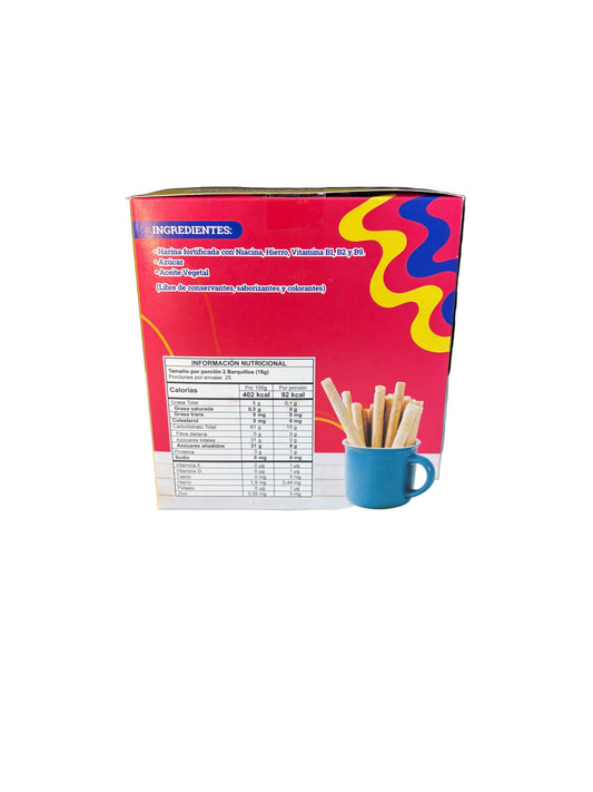 Barquillo Gamba 50 pack | Wafer Roll Gamba 50 pack 250gr|8.8oz