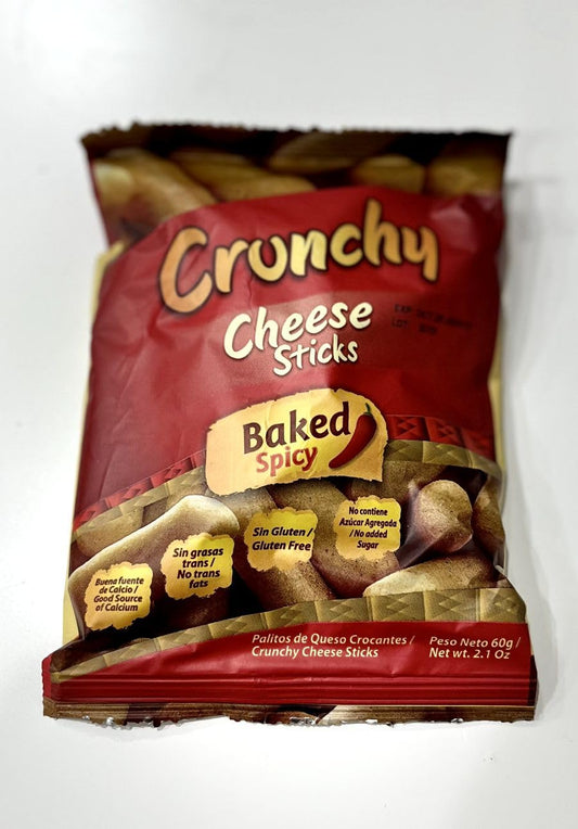 Achiras del Huila Picantes 6 x 60gr/Crunchy Cheese Sticks Spicy 6 x 60gr/2.1Oz