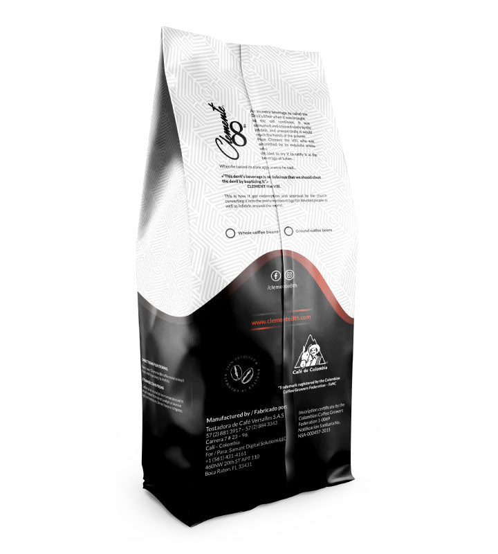 Clemente 8Th Medium Roast Colombian Specialty Coffee 454gr/16oz
